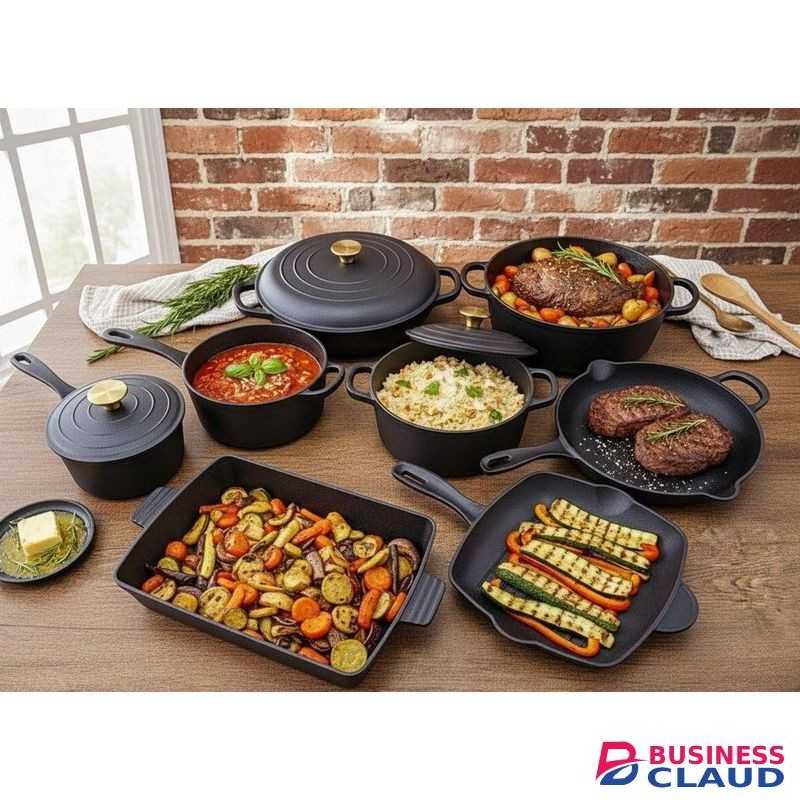 11Pcs Raw Cast Iron Set