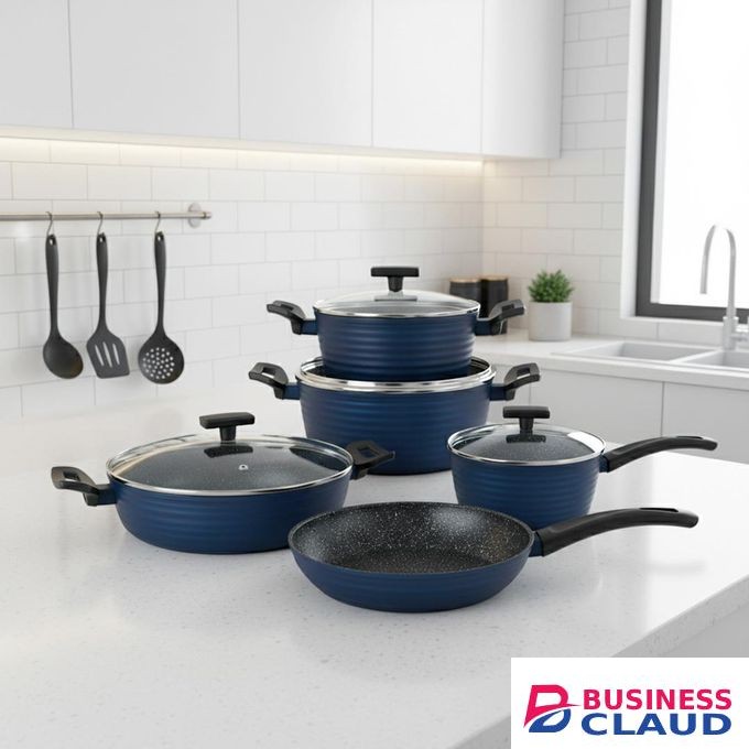 12pc Nonstick Marble Cookware Set