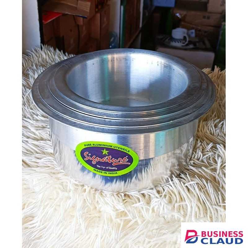 Signature Aluminium Sufurias Set – Premium Heavy-Gauge Cooking Pots (4-Piece Set)