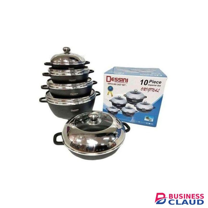 10 Pieces Non Stick Long Lasting Cookware Set