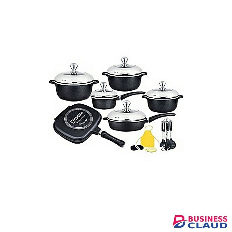 Dessini Non-Stick Cooking Pots Cookware Set - 23pcs