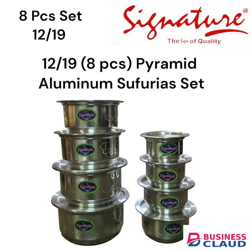 Signature 8-Piece Aluminum Sufurias Set
