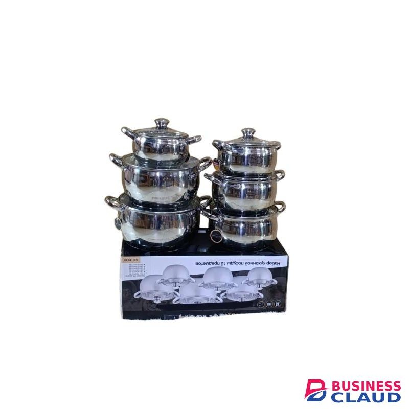12pcs Edenberg Stainless sufuria Stainless