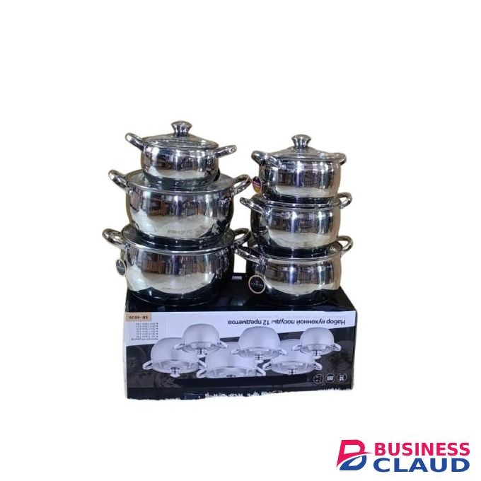 12pcs Edenberg Stainless sufuria Stainless