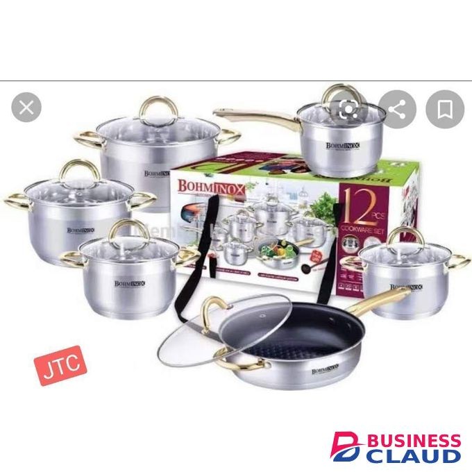 12pc Bominox Cookware