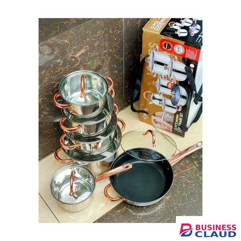Yimeitai Yemitei 12 pcs stainless cookware.