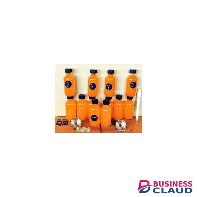 Kitchen Utensil Mini Glass Bottles 60ml Ginger Shot Bottle Shots Juice Oil Sauce Reusable - 6 pieces