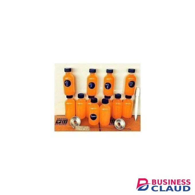 Home Kitchen Utensil Mini Glass Bottles 50ml Ginger Shot Bottle Shots Juice Oil Sauce Reusable - 6 pieces