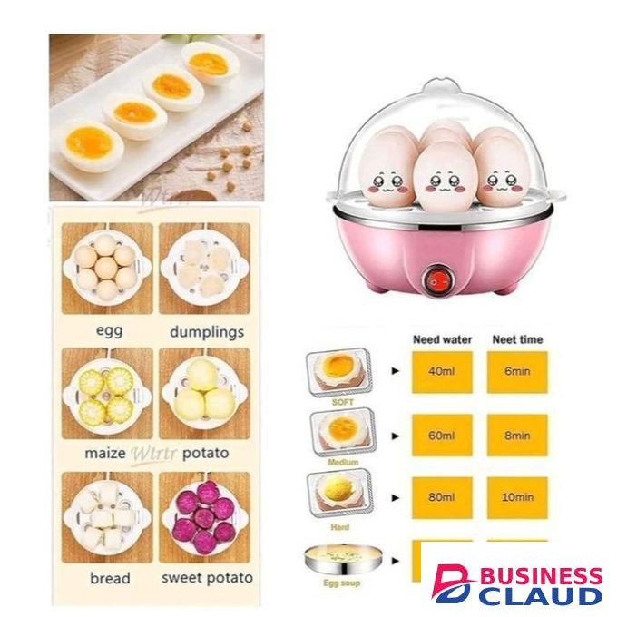 Electric Egg Boiler - 14 PCs electric Egg Steamer and Poacher