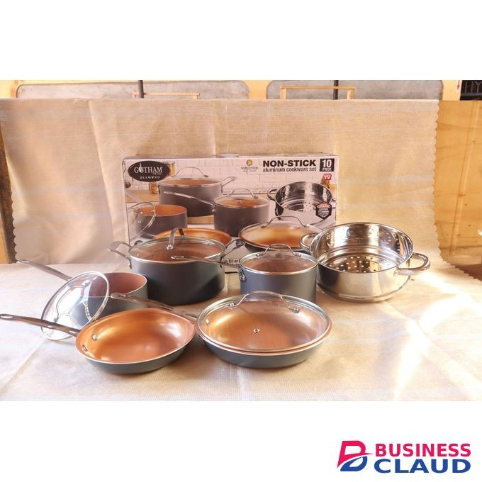 10pc Non stick Gotham Cookware