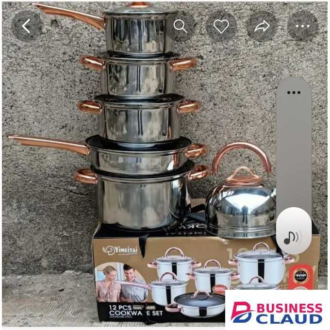 12-Piece Luxury Cookware Set