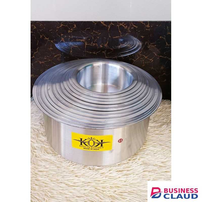 12 Pcs Aluminum Sufurias Without Lids