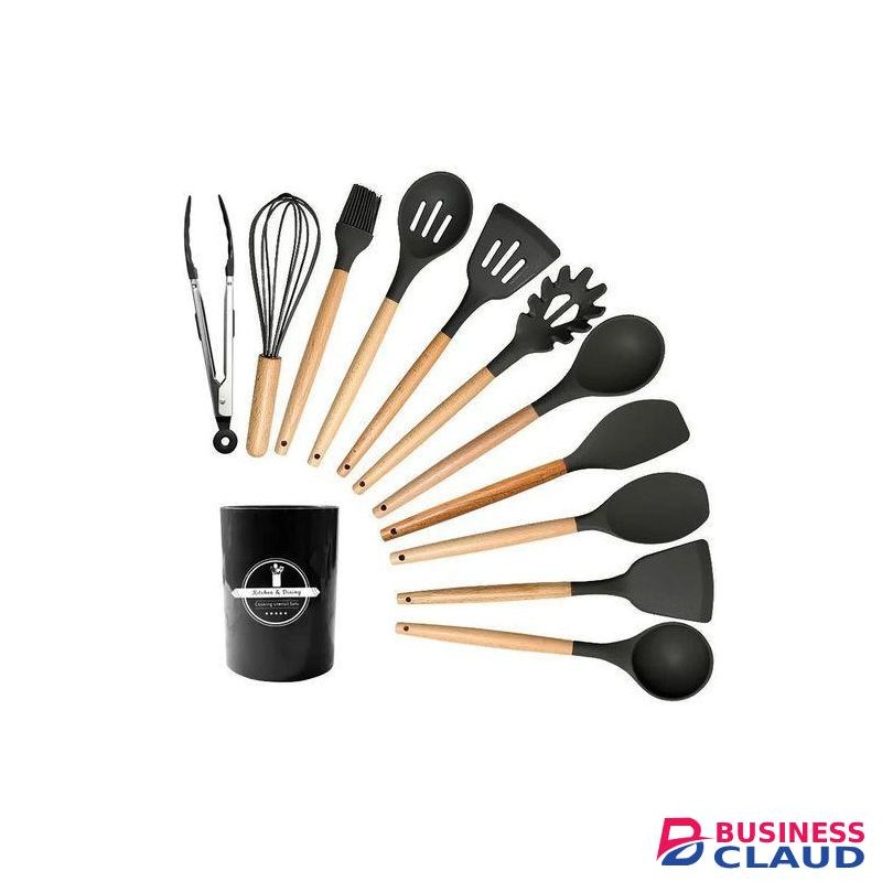 12 pcs Silicone spoon set