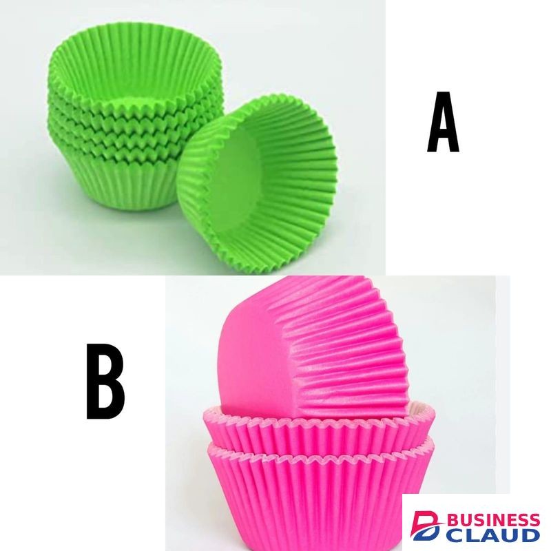 12Pcs Silicone Cupcakes/Cup Cakes/Muffin/Queen Cakes Baking Molds Cases
