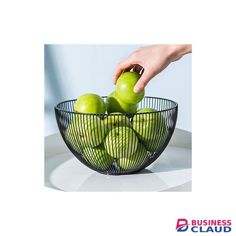Fruit Bowl Basket Holder Fruit Rack - Stainless