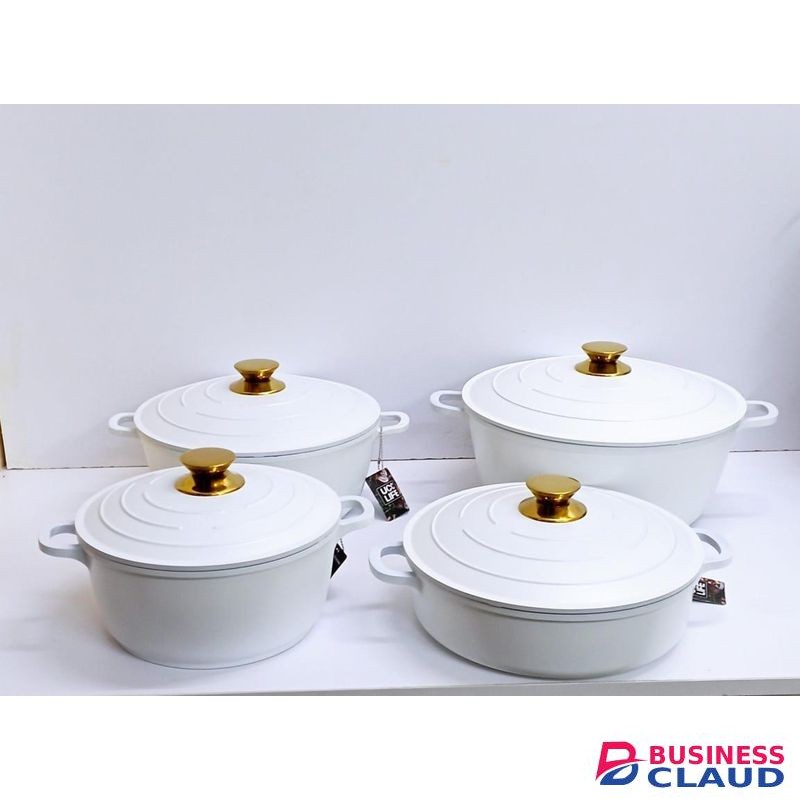 11PCS NON STICK UCC LIFE GRANITE COOKWARE COOKING POT