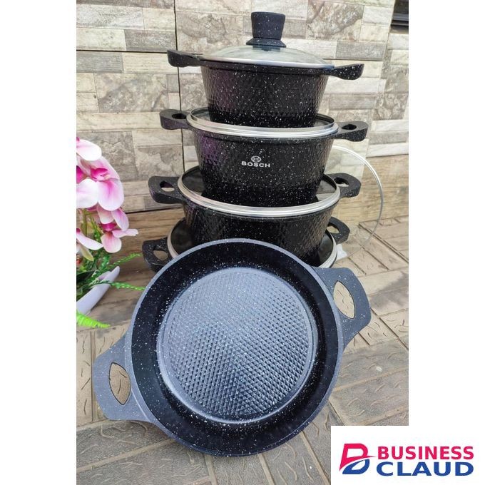 10pcs Granite Die Casting Non-Stick Cookware Set