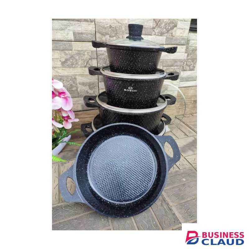 10pcs Granite Die Casting Non-Stick Cookware Set