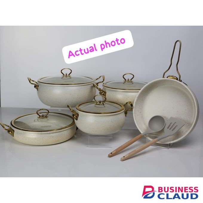 11pcs Donnor Granite Serving/ Cooking Pots