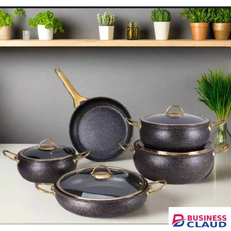 11pcs Donnor Granite Serving/ Cooking Pots