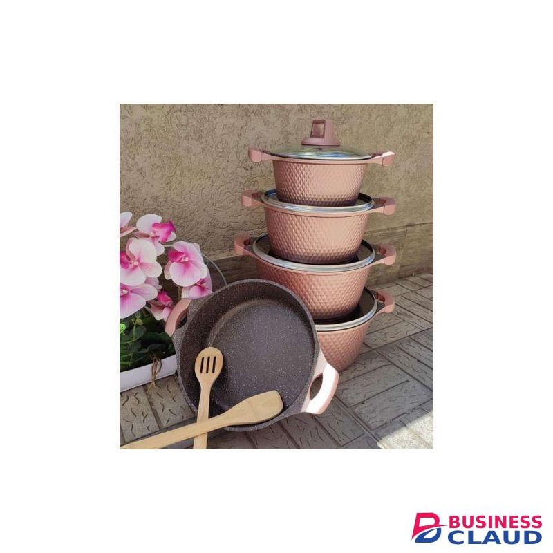 12 pieces unique granite cookware ware set