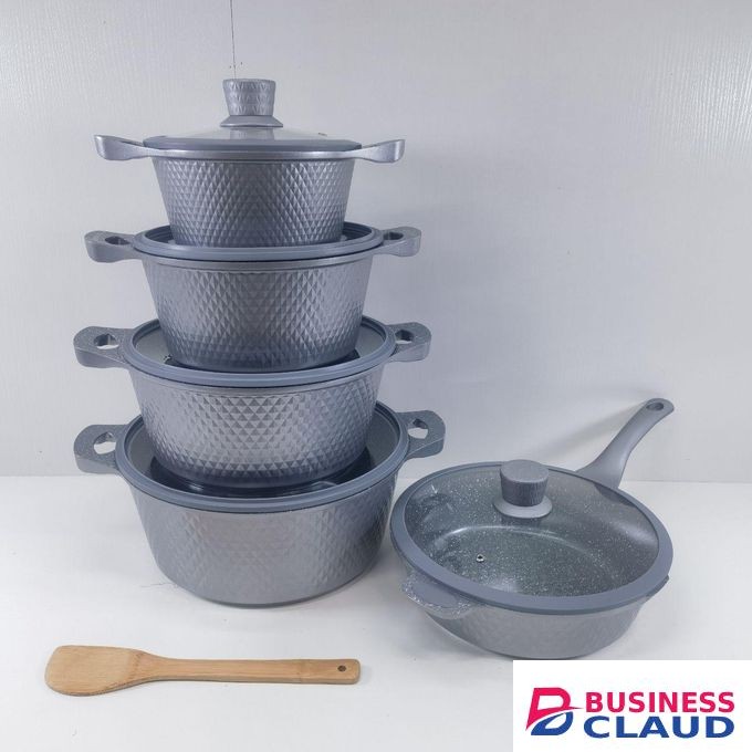 11 pieces granite cookware set