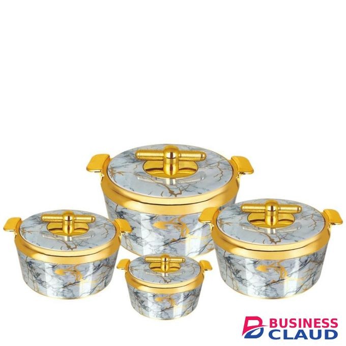Signature 4 Pieces Set Pearl Platina Hotpot