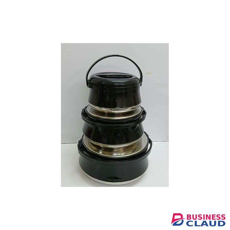 Royal Insulated Casserole Hotpots with Premium Heat Retention, Multi-size 6.5L 4.5L 2.5L, Durable Stainless Steel, Leakproof and Ideal for Home or Travel