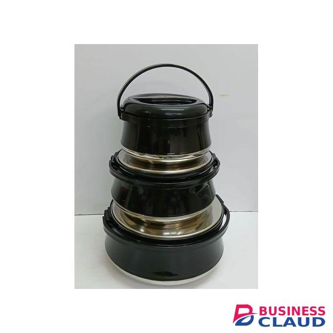 Royal Insulated Casserole Hotpots with Premium Heat Retention, Multi-size 6.5L 4.5L 2.5L, Durable Stainless Steel, Leakproof and Ideal for Home or Travel