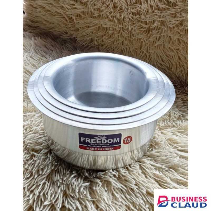 aluminium sufuria set, 4pcs cooking pots, Indian cookware
