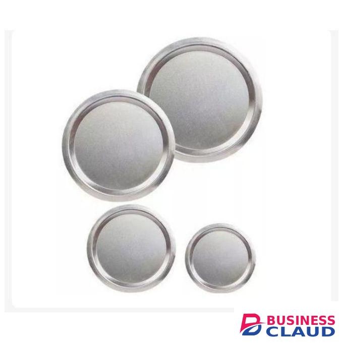 4PCS Stainless sufuria lids.