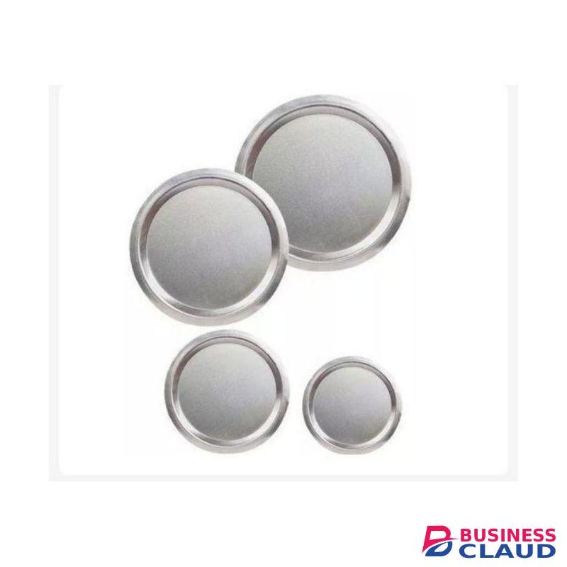 4PCS Stainless sufuria lids.