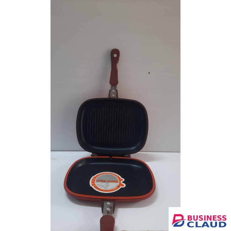 Aluminum Non Stick Double-sided Grill Pan