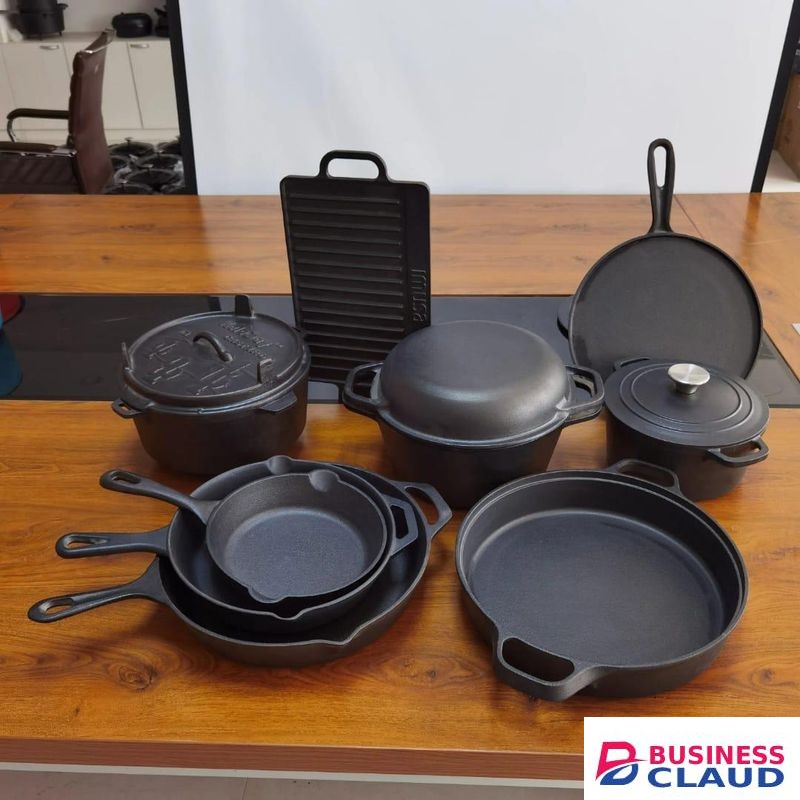 *Preseasoned Cast-iron Set