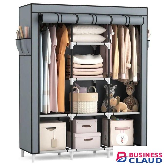 Heavy duty 3 Column Metallic Wardrobe