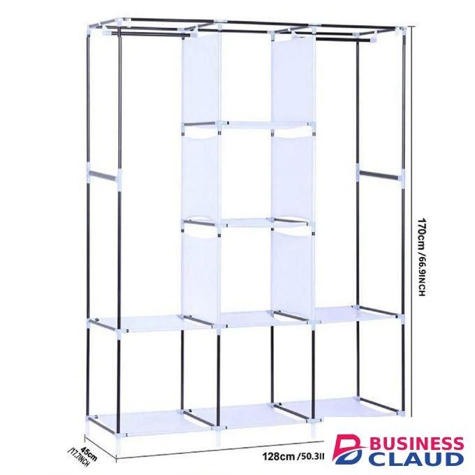 Heavy duty 3 Column Metallic Wardrobe