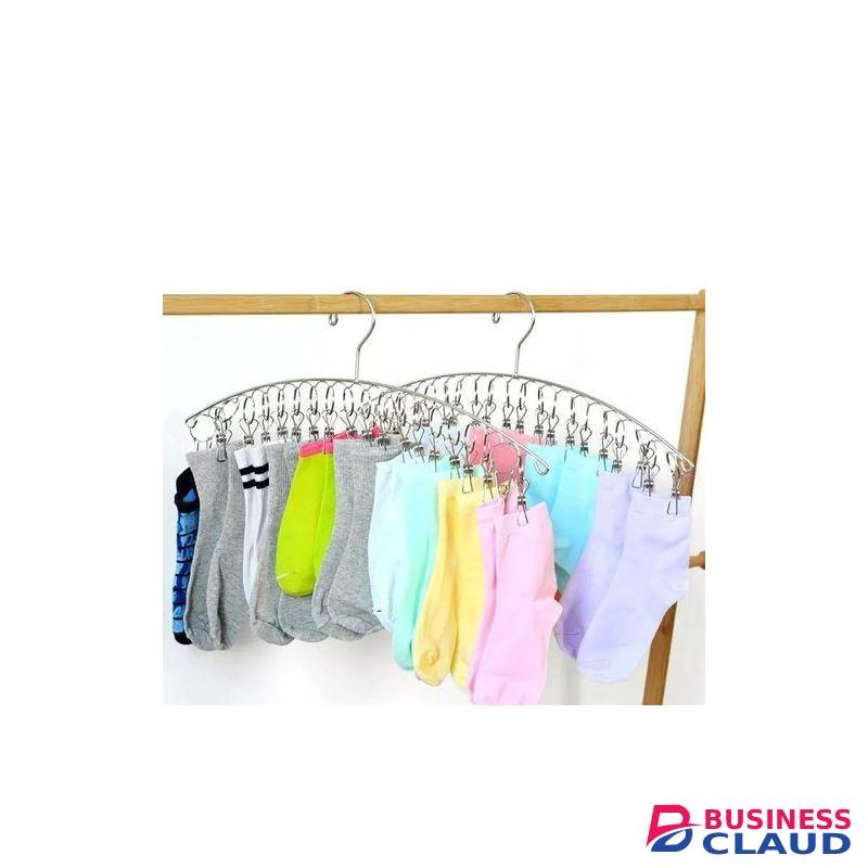 Stainless Steel Clothes Hangers With Peg.
