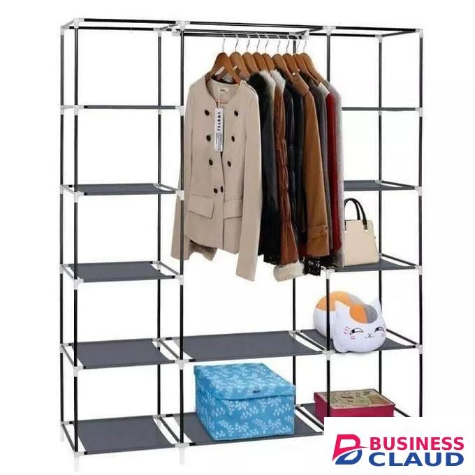 stainless 3 Column Portable Wadrobe