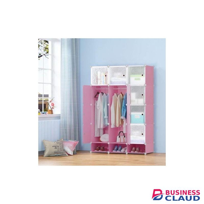 Best Quality Portable 3-Column Plastic Wardrobes. Classy