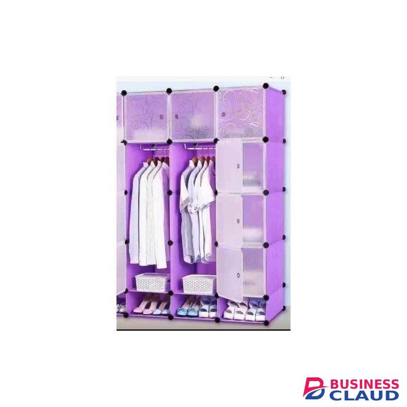 TC 3 Column Space Saving Portable Plastic Wardrobe – Durable, Stylish & Easy To Assemble