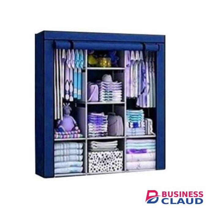 Premium 3-Column Metal Wardrobe – Strong, Spacious & Stylish Storage Closet for Modern Homes (Durable & Easy to Assemble)