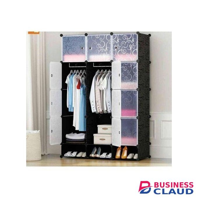 3 Column Stong Portable Plastic Wadrobe