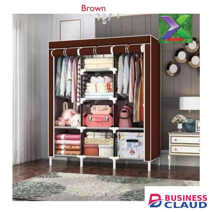 Wardrobe PORTABLE WOODEN FRAME WARDROBES