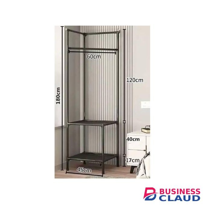 2 Tier shoe,cloth and hat corner rack