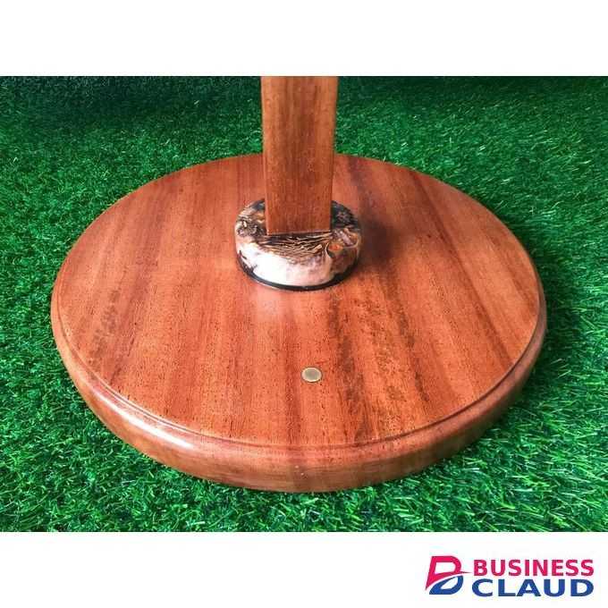 Mahogany Organics Premium Wooden Suit & Trench Coat Valet Stand
