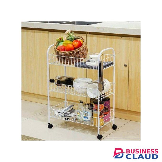 All Use Fruit Stand Rack Trolley/Flower Stand/Books Storage Display/Cutlery Organizer/Spice Rack