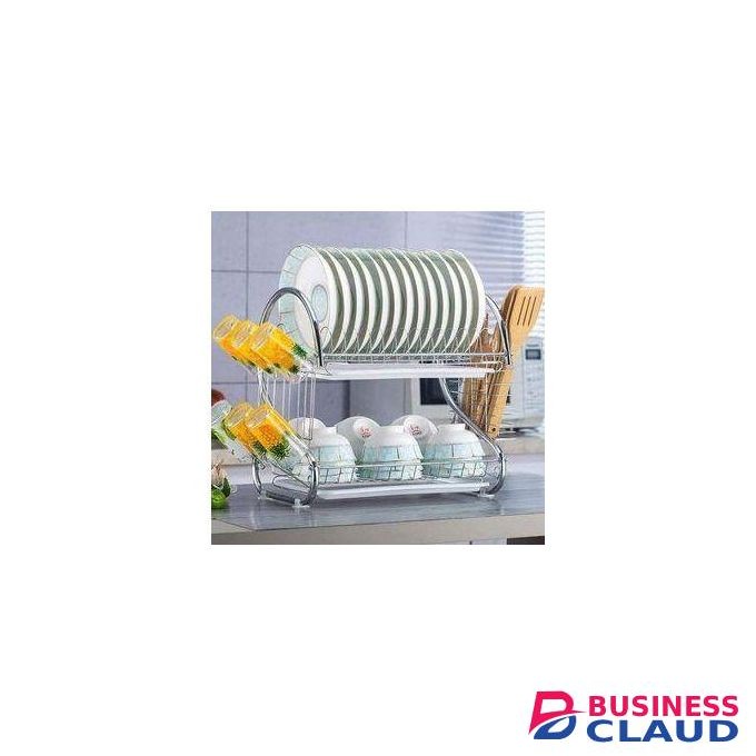 2-layer Stainless Steel Dish Drainer