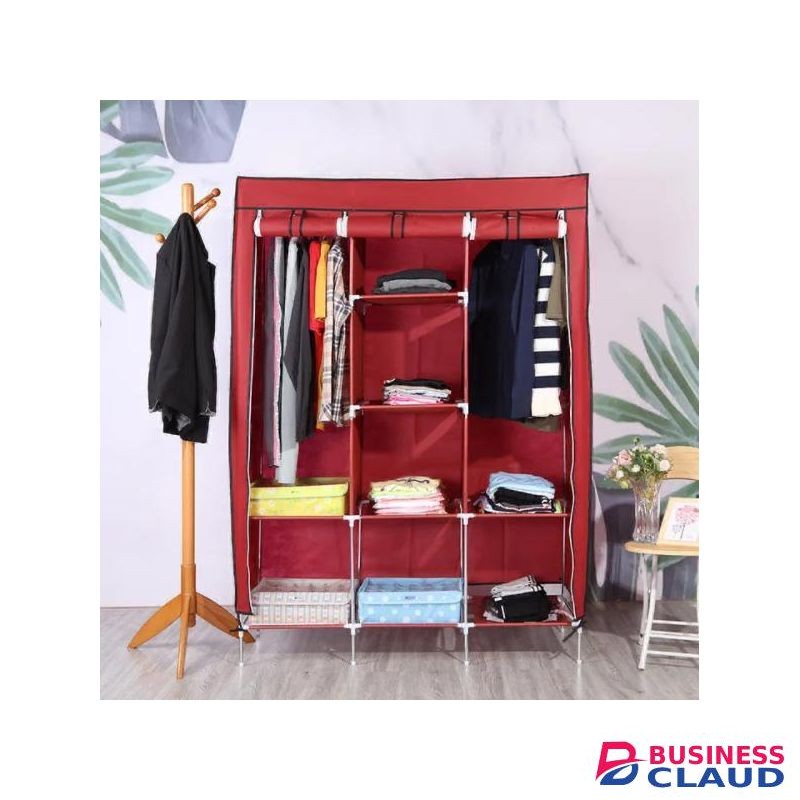 one 3 column wardrobe with its accessories
