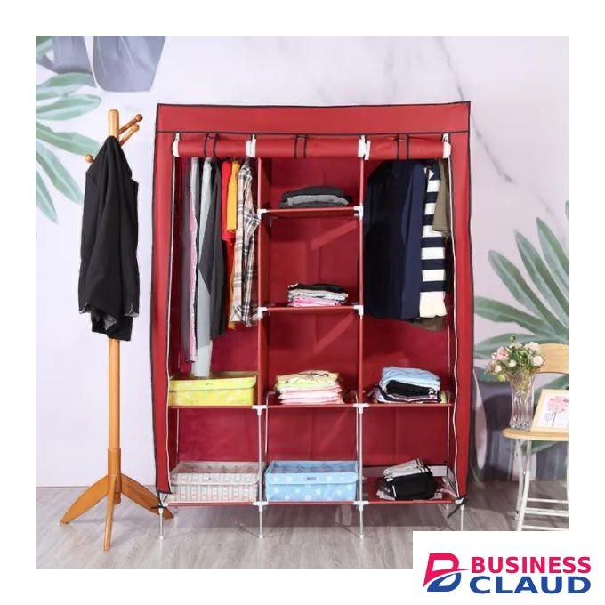 one 3 column wardrobe with its accessories