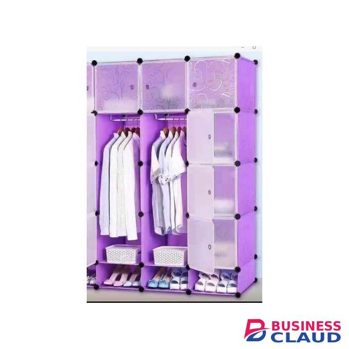 Nunix Strong Portable Plastic Wardrobe